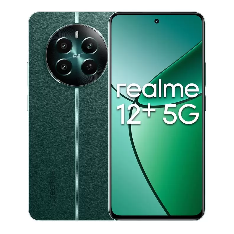 Oferta de Celular Realme 12+ 5G 256GB Color Verde R5 (Telcel) por $8799 en Sanborns