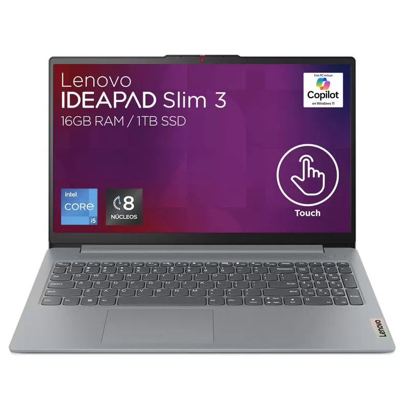 Oferta de Laptop IdeaPad Slim 3 15IAH8 15.6" FHD Touch Intel Core i5-12450H 16GB RAM 1TB SSD por $11699 en Sanborns