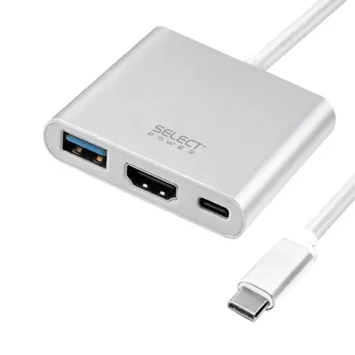 Oferta de Adaptador USB-C a HDMI + USB + TIPO C Select Power ADAPC-SP por $349 en Sanborns