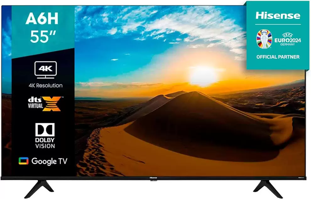 Oferta de Pantalla 55 Pulgadas Led Android tv 4k ultra hd Hisense 55a6h por $6899 en Sanborns