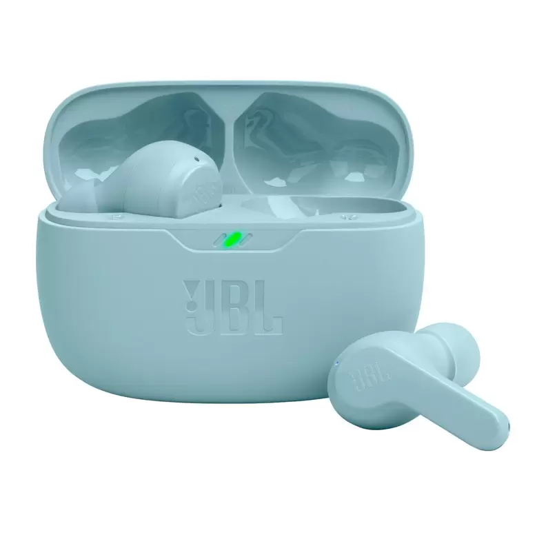 Oferta de Audifonos JBL Wave Beam Menta por $1349 en Sanborns