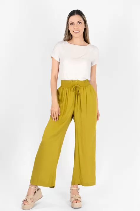 Oferta de Pantalón pierna ancha por $150 en Santory