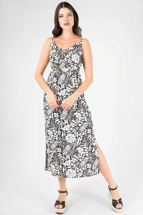 Oferta de Maxi vestido de tirantes por $153 en Santory