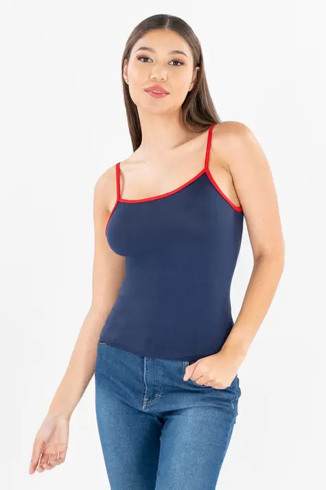 Oferta de Playera lisa de tirantes por $39 en Santory