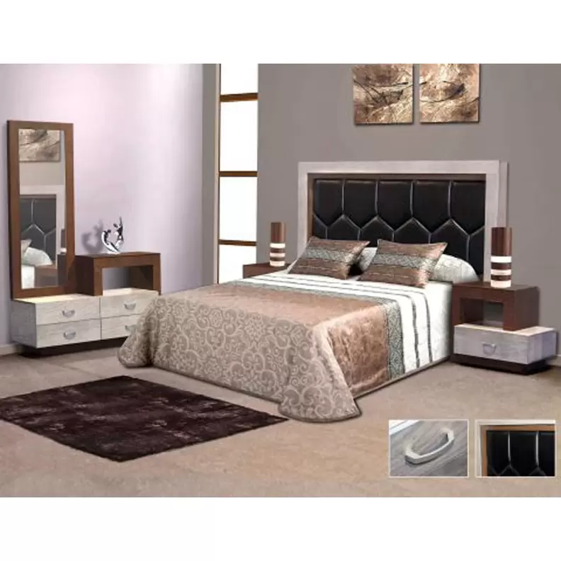 Oferta de Recámara King Size Dominique 5 Piezas New Challenge por $15209 en Sears