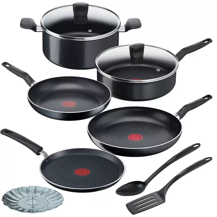 Oferta de Batería de 10 Piezas Start Easy Gris T-Fal por $5319 en Sears