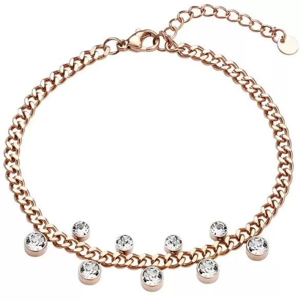 Oferta de Pulsera de Acero Inoxidable Enso Circulo para Dama Ejb2137Rw por $139 en Sears