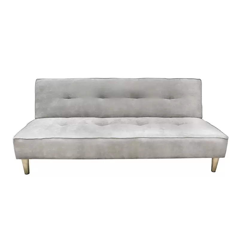 Oferta de Home Nature Sofá Cama Positano en Velvet Gris Plata por $11329 en Sears