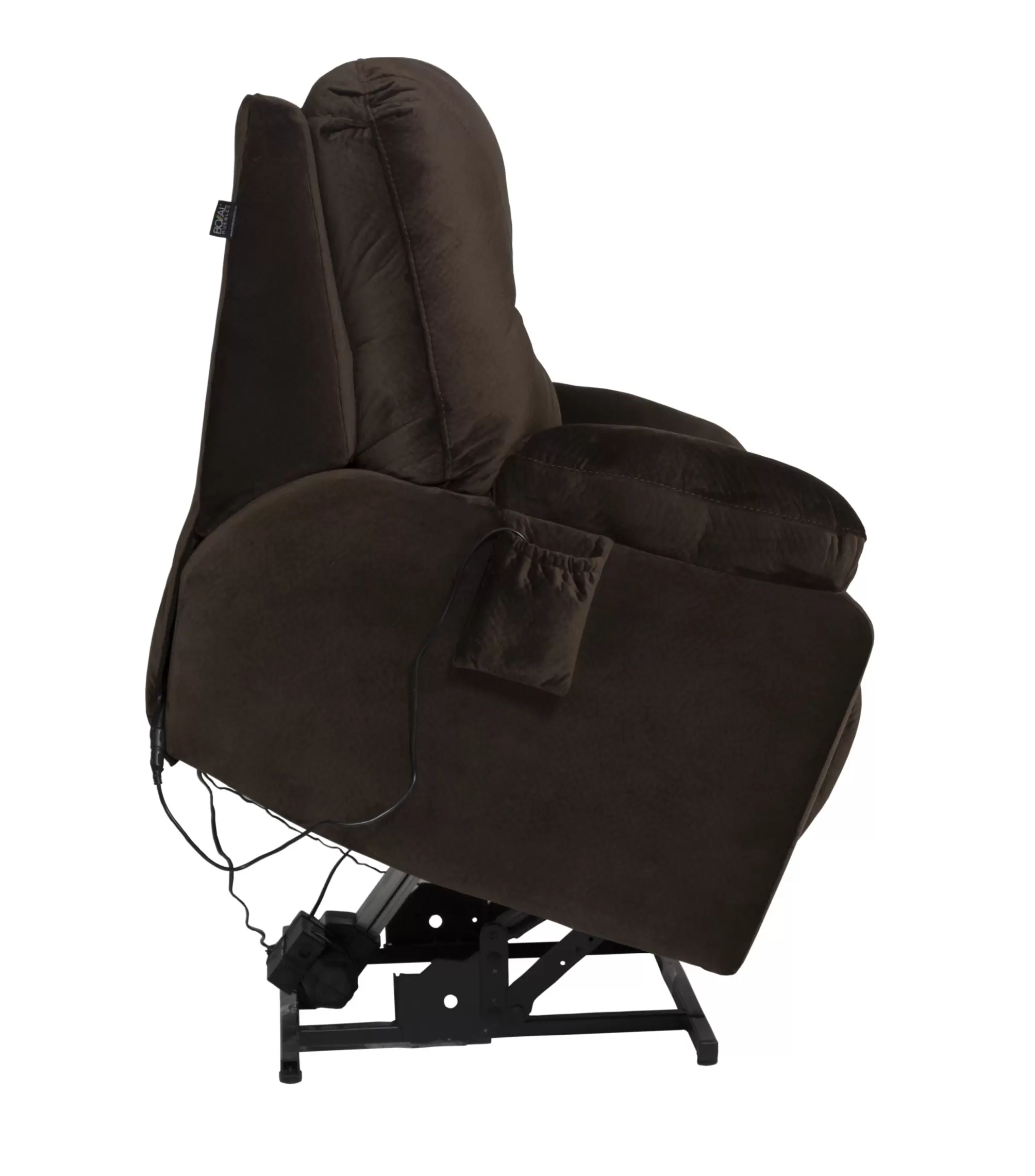 Oferta de Sillón Reclinable Flow Elev Elec Masaje Knockout Chocolate por $31999 en Sears