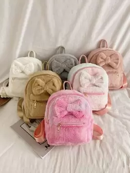 Oferta de 1 pieza Bolso de correa cruzada de diseño de nicho con gran lazo de estampado de dibujos animados, suave y cómodo, correa ajustable, uso perfecto para salir, juegos, escuela, trabajo, regalo ideal ... por $251 en SHEIN