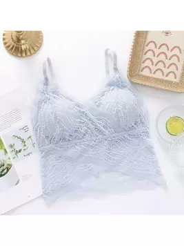 Oferta de Top encaje bonito dama mujer delgada regalo de navidad año nuevo novios por $99 en SHEIN