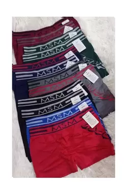 Oferta de Paquete 12 pzs Calzoncillo Boxer Microfibra Hombre Envio de Decorado al Azar Puede Variar Debido  a la Alta Demanda por $150.89 en SHEIN