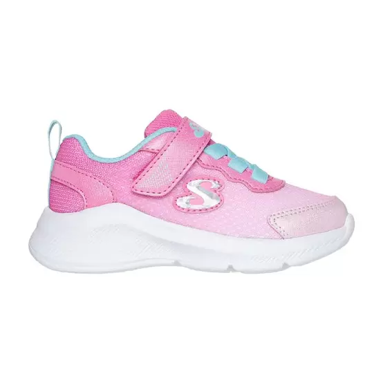 Oferta de Tenis Skechers Sole Swifters - Cutie Walk Color Fiusha Azul claro Para Bebé Niña por $949 en Skechers