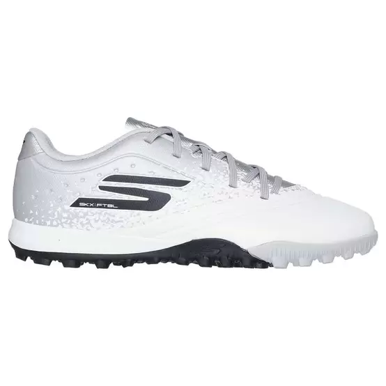 Oferta de Tenis Skechers Soccer™ Razor 1.5 Jr Youth TF™ Color Blanco plata Para Niño por $1 en Skechers