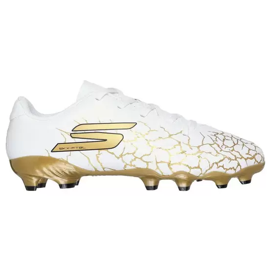 Oferta de Tachones Skechers Soccer™: SKX_1.5 Jr Youth FG™ Color Blanco Oro Para Niño por $1 en Skechers