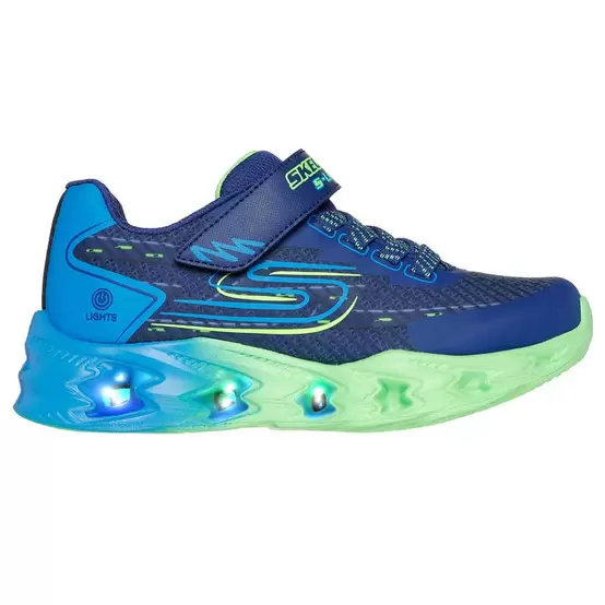 Oferta de Tenis Skechers S-Lights®: Vortex 2.0 - Quantroid Color Marino Azul Para Niño por $1 en Skechers
