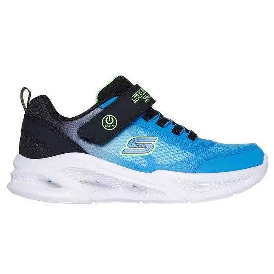 Oferta de Tenis Skechers S-Lights®: Meteor-Lights Color Negro Azul Para Niño por $1 en Skechers