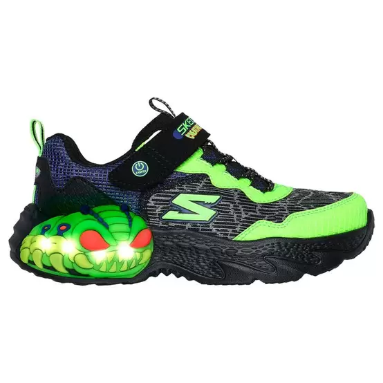 Oferta de Tenis Skechers Creature-Lights Color Negro Limón Para Niño por $1 en Skechers