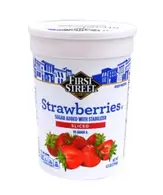 Oferta de Fresas rebanadas congeladas First Street por $349.9 en Smart & Final