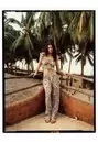 Oferta de Pantalón fluido palazzo estampado por $699 en Stradivarius