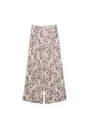Oferta de Pantalón fluido palazzo estampado por $699 en Stradivarius