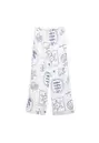 Oferta de Pantalón fluido largo estampado por $599 en Stradivarius