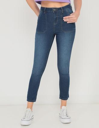Oferta de Jeans skinny Mossimo corte cintura para mujer por $199.5 en Suburbia