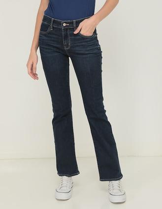 Oferta de Jeans straight American Eagle corte cintura alta para mujer por $799 en Suburbia