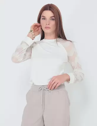 Oferta de Blusa Contempo manga larga para mujer por $199.5 en Suburbia