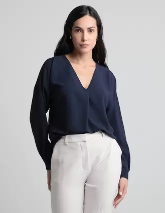 Oferta de Blusa Contempo manga larga para mujer por $199 en Suburbia