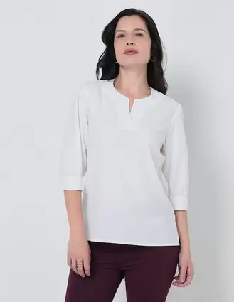 Oferta de Blusa La Mode manga 3/4 para mujer por $159.2 en Suburbia