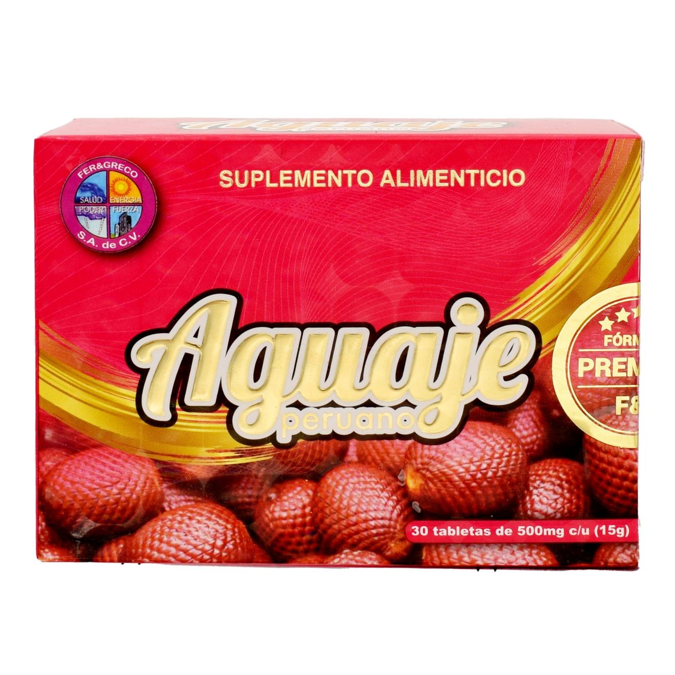 Oferta de Aguaje Peruano 30 Tab por $133.45 en Súper Naturista