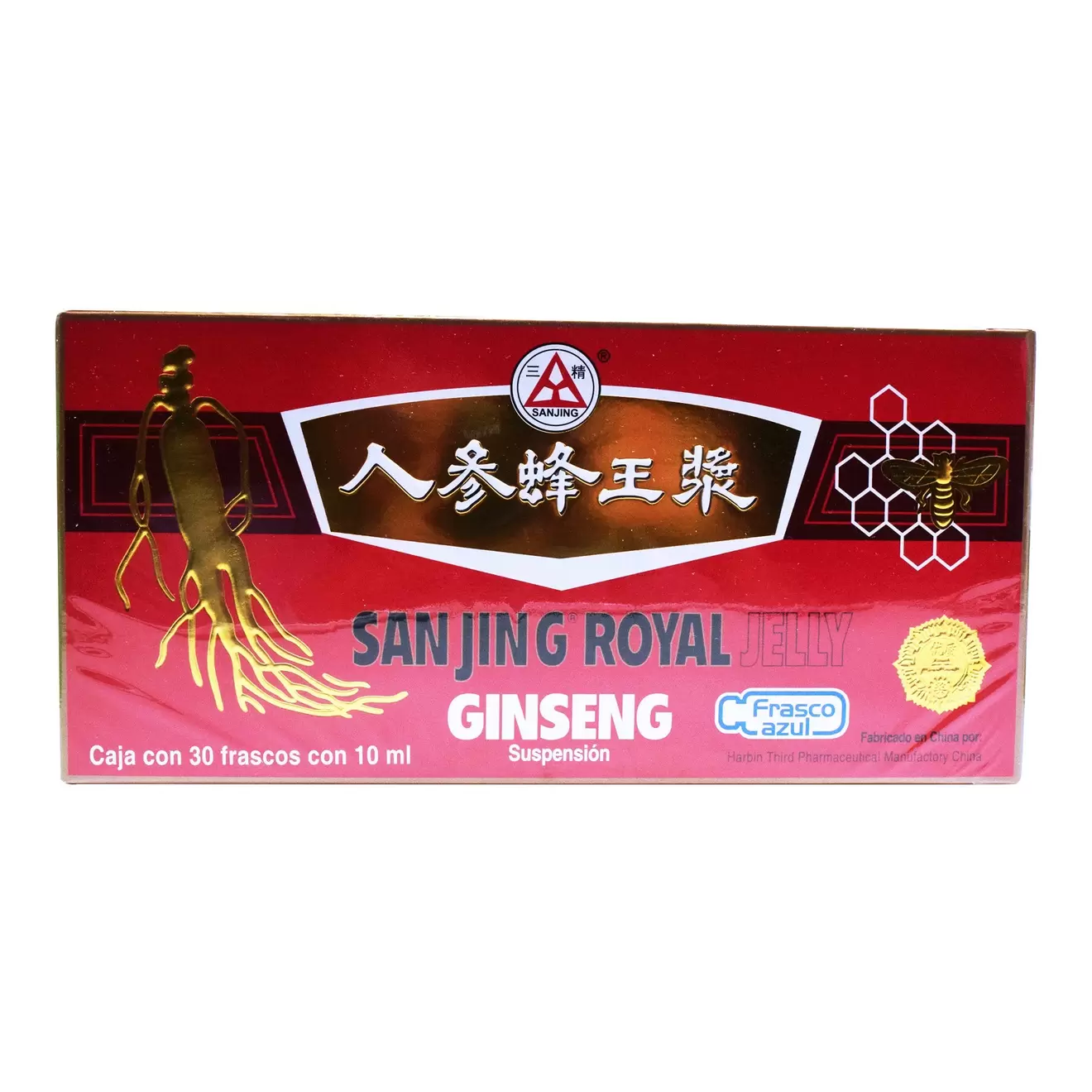 Oferta de Ginseng Sanjing Royal Jelly 30 X 10 Ml por $252 en Súper Naturista