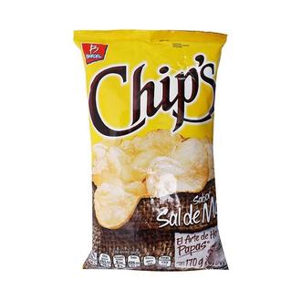 Oferta de Papas Chips Con Sal 170grs - Barcel por $46.7 en Surti Tienda