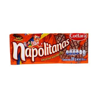 Oferta de Galletas Cuetara Napolitanas 200grs Chocol - Cuetara por $23.3 en Surti Tienda