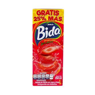 Oferta de Bebida Jumex Bida Brick 250Ml Fresa - Bida por $6 en Surti Tienda