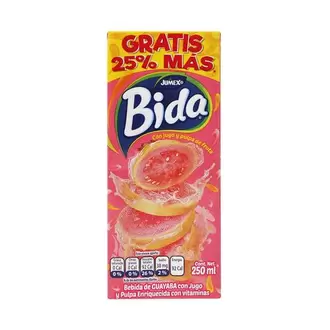 Oferta de Bebida Jumex Bida Brick 250Ml Guayaba - Bida por $6 en Surti Tienda