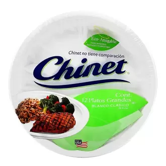 Oferta de Plato N10 Chinet 12 Pz - Chinet por $49 en Surti Tienda