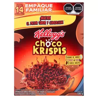 Oferta de CEREAL KELLOGGS CHOCO KRISPIS 540G por $82.6 en Surti Tienda