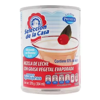 Oferta de LECHE SELECCIÓN DE LA CASA EVAPORADA 374M por $17.4 en Surti Tienda