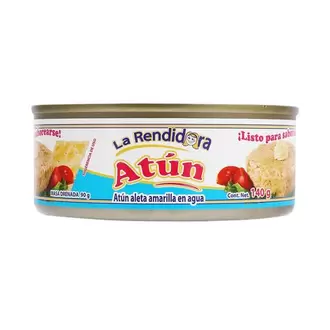 Oferta de Atun La Rendidora En Agua 140grs - La Rendidora por $13.4 en Surti Tienda