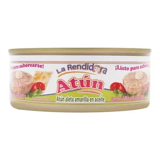 Oferta de Atun La Rendidora 140grs Aceite - La Rendidora por $13.4 en Surti Tienda