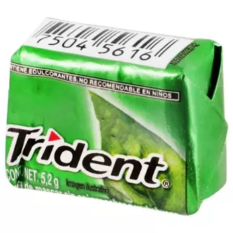 Oferta de Chicle Adams Trident Yerba 4 S Nf 1Pza - Adams por $2.3 en Surti Tienda