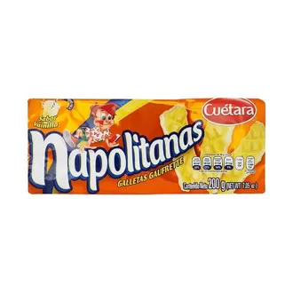 Oferta de Galletas Cuetara Napolitanas Vainilla 200grs - Cuetara por $24.2 en Surti Tienda