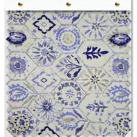 Oferta de Loneta Faraón Mosaico Talavera Acuarela por $139.99 en Telas Junco