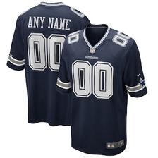 Oferta de Camiseta de juego personalizada Nike azul marino de los Dallas Cowboys para hombre por $2912 en Tienda NFL