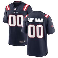 Oferta de Camiseta de juego personalizada Nike New England Patriots azul marino para hombre por $2912 en Tienda NFL