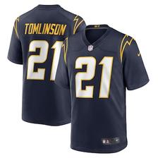 Oferta de Camiseta de jugador retirado Nike LaDainian Tomlinson azul marino de Los Angeles Chargers para hombre por $2226 en Tienda NFL
