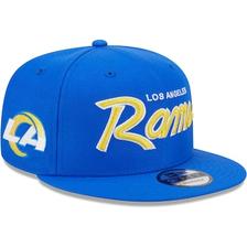 Oferta de New Era Royal Los Angeles Rams Main Script 9FIFTY Snapback Gorra para hombre por $634 en Tienda NFL