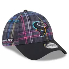 Oferta de Gorra New Era negra con diseño de cuadros Crucial Catch 39THIRTY Flex de los Houston Texans 2024 de la NFL para hombre por $755 en Tienda NFL